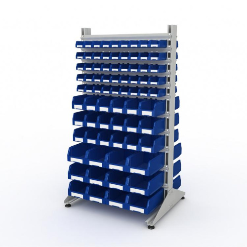 ER-00024049 Стеллаж для пластиковых лотков SORTEX двухсторонний 1800x1000x800.06