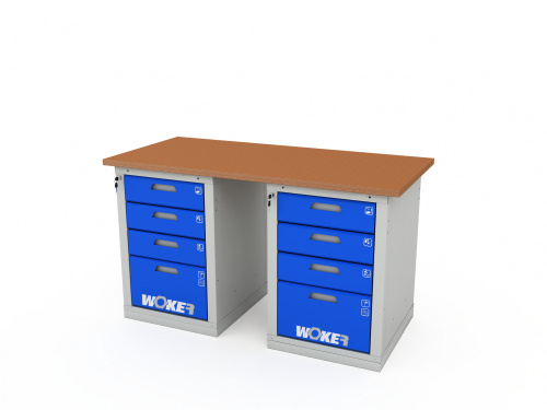 ER-00020234 Верстак двухтумбовый WOKER PRO 2404.1500