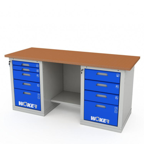 ER-00020380 Верстак двухтумбовый WOKER PRO 2504.1800