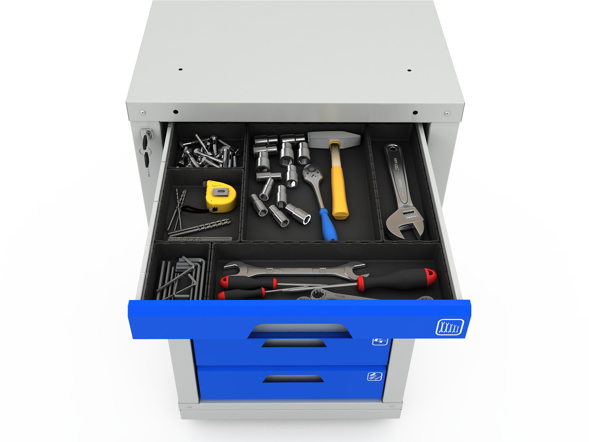 Тумба инструментальная модульная WOKER PRO 0502 S