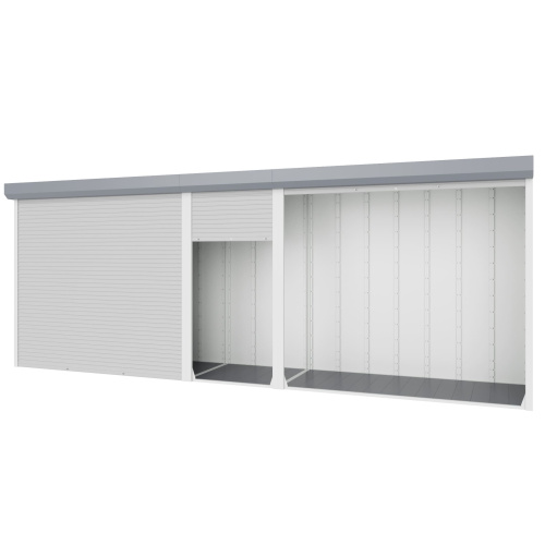 Шкаф роллетный RCAB STG 1500х4350х1200 (две рольставни шириной 1550мм,одна рольставня шириной 1250мм