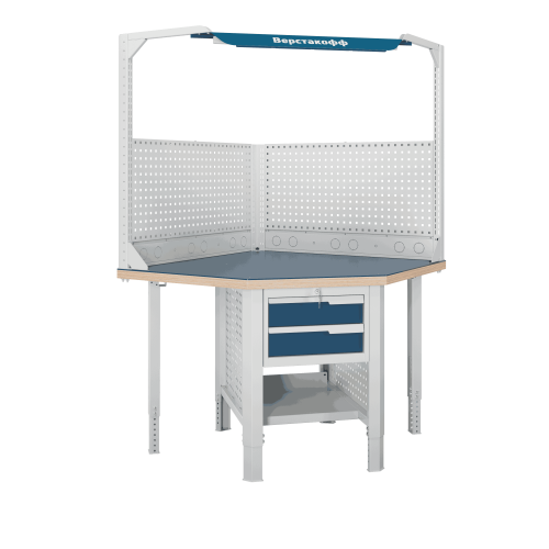 Верстак (угловой) CTR U532.S1.1-1FR