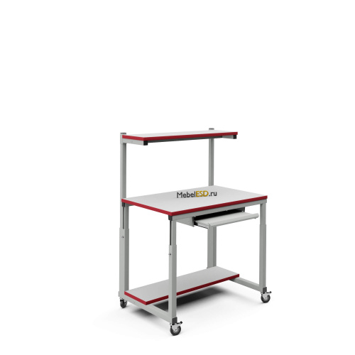 СМК-700 Стол мобильный компьютерный 700х700 мм
